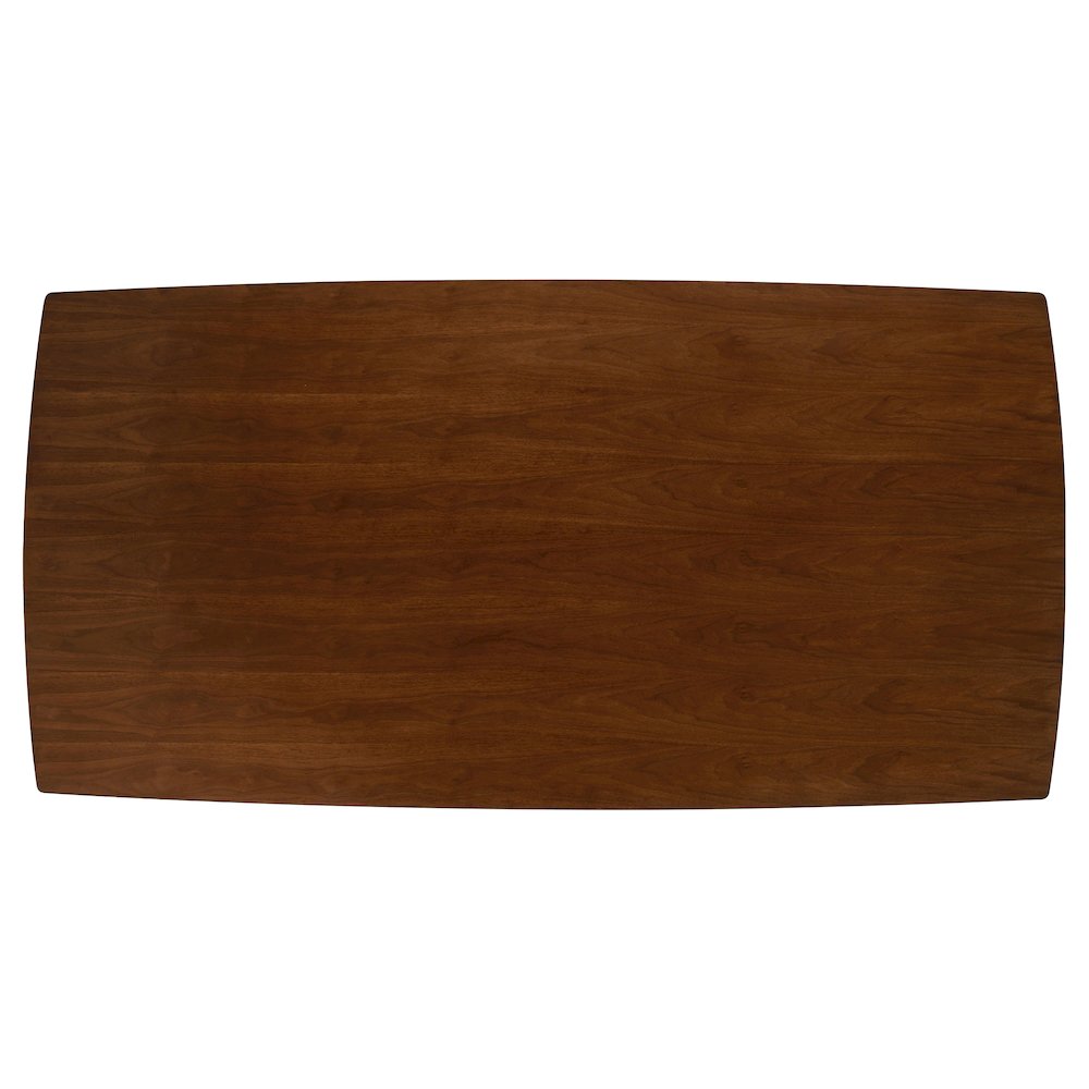 Malone 7-piece Rectangular Dining Table Set Dark Walnut. Picture 8