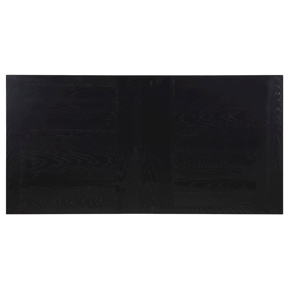 Catherine 7-piece Rectangular Dining Table Set Black. Picture 12