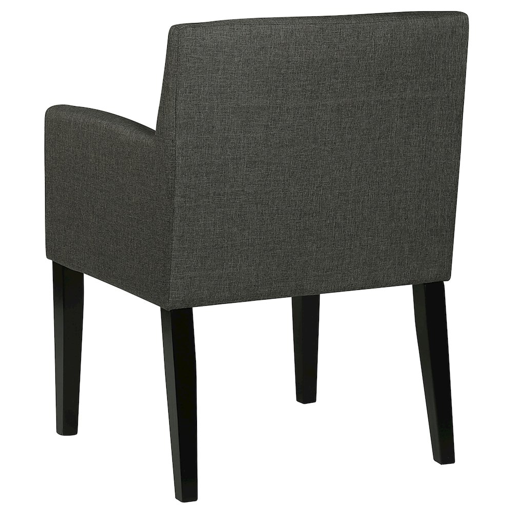 Catherine Upholstered Dining Arm Chair Grey (Set of 2). Picture 7
