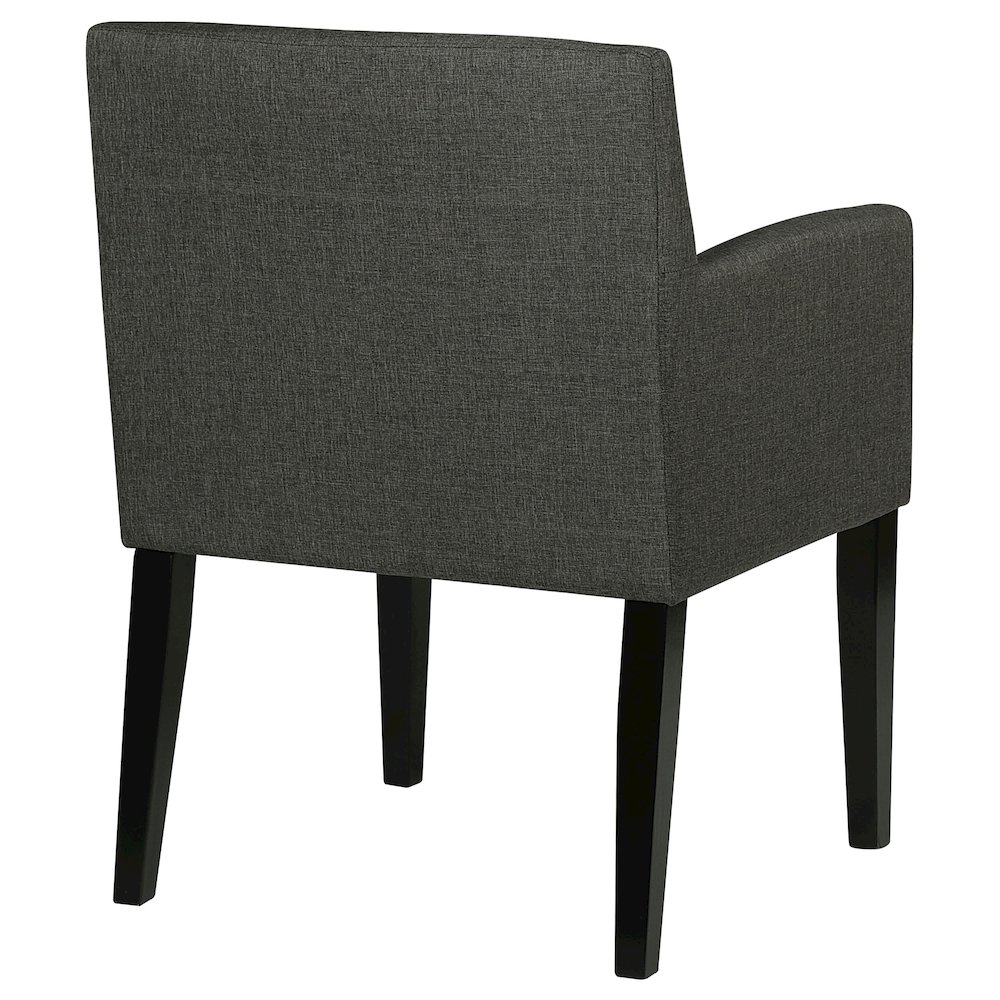 Catherine Upholstered Dining Arm Chair Grey (Set of 2). Picture 8