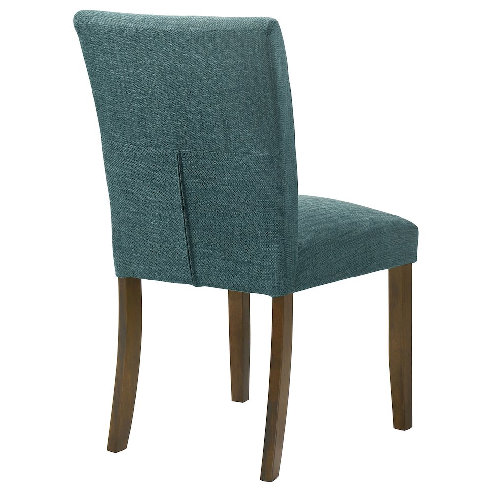 Cantley Upholstered Dining Side Chair Teal Blue (Set of 2). Picture 8