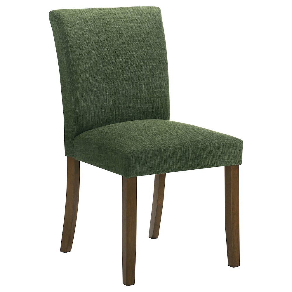 Cantley Upholstered Dining Side Chair Green (Set of 2). Picture 3