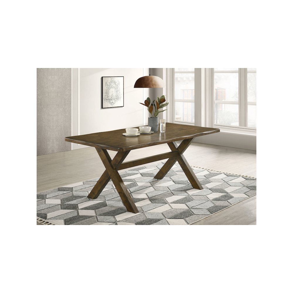 Alston Rectangular 71-inch Dining Table Knotty Nutmeg. Picture 5