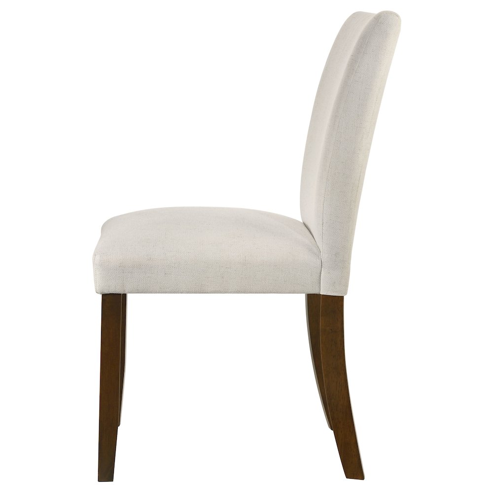 Cantley Upholstered Dining Side Chair Beige (Set of 2). Picture 6