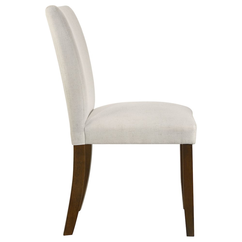 Cantley Upholstered Dining Side Chair Beige (Set of 2). Picture 9