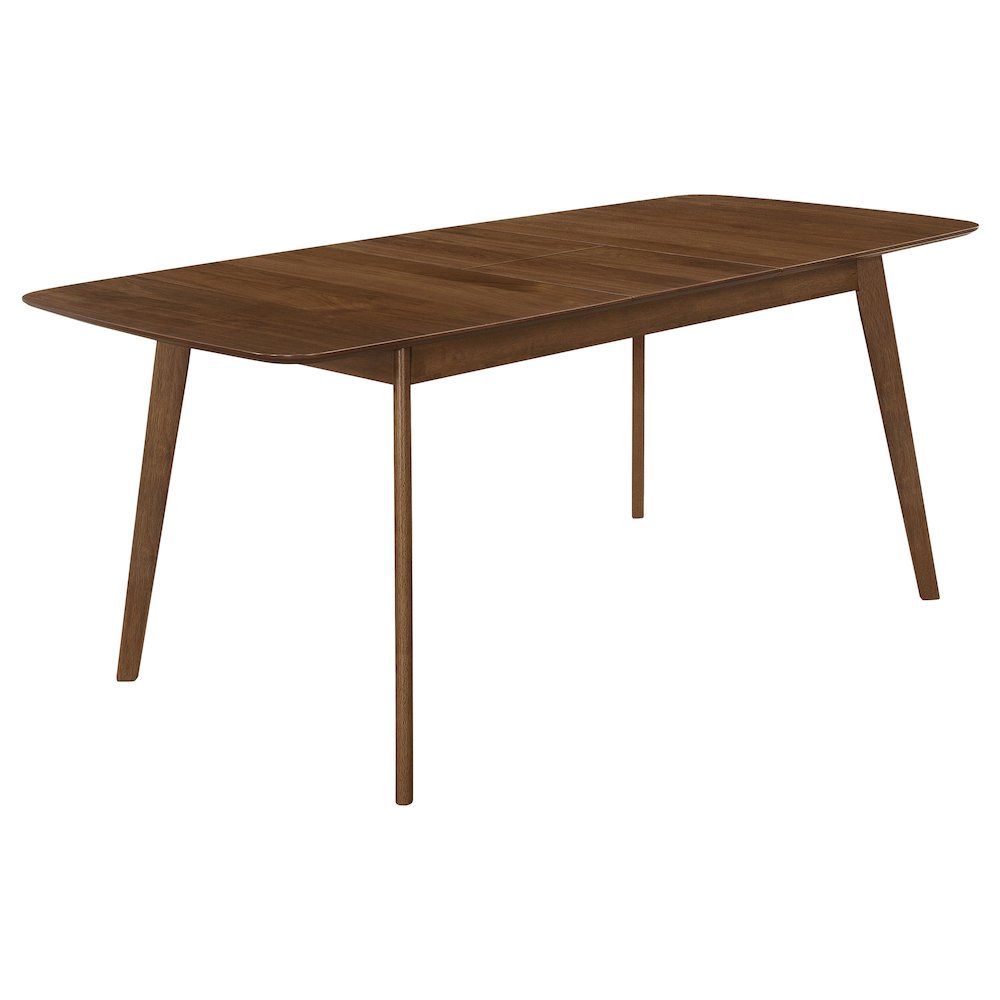 Redbridge 75-inch Extension Leaf Dining Table Natural Walnut. Picture 1