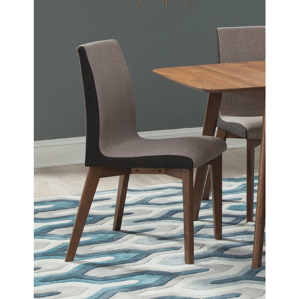 Redbridge Upholstered Dining Side Chair Walnut (Set of 2). Picture 5