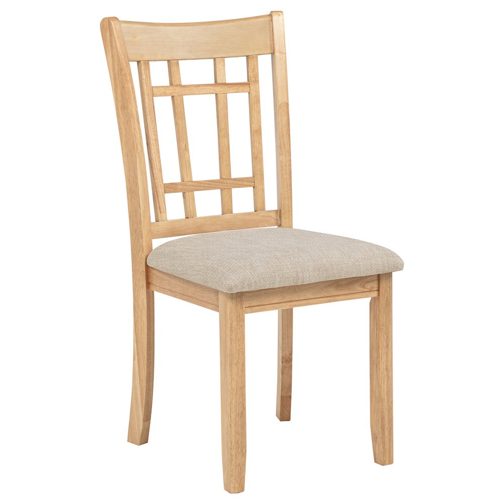 Lavon Wood Dining Side Chair Grey and Light Oak (Set of 2). Picture 3