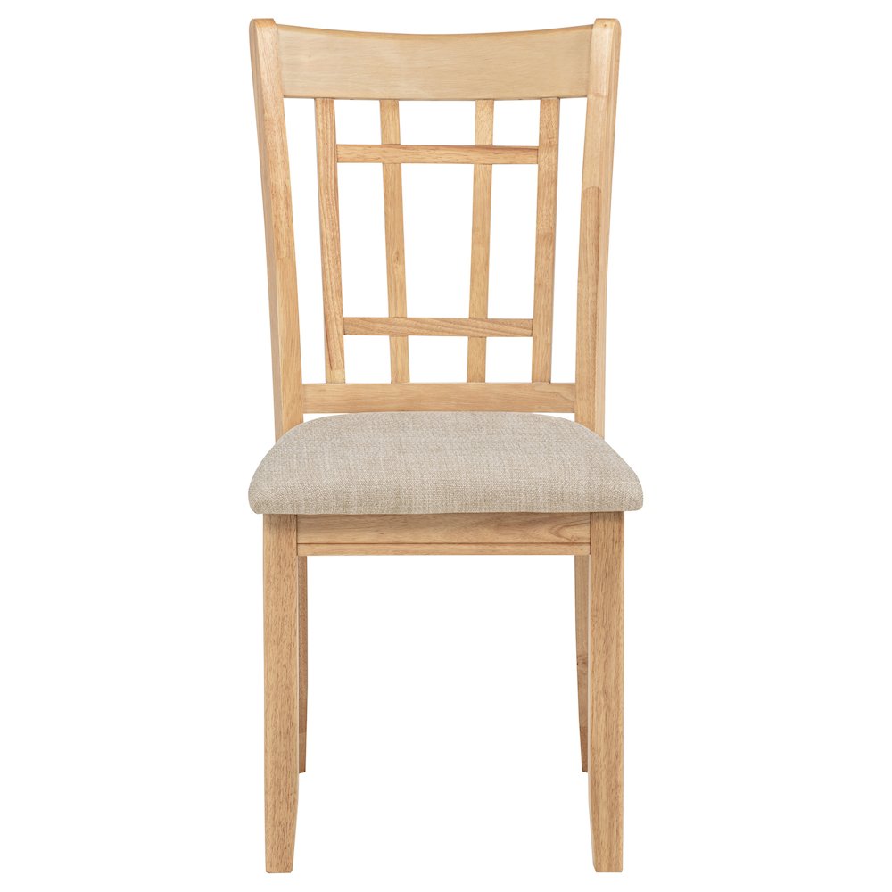 Lavon Wood Dining Side Chair Grey and Light Oak (Set of 2). Picture 4