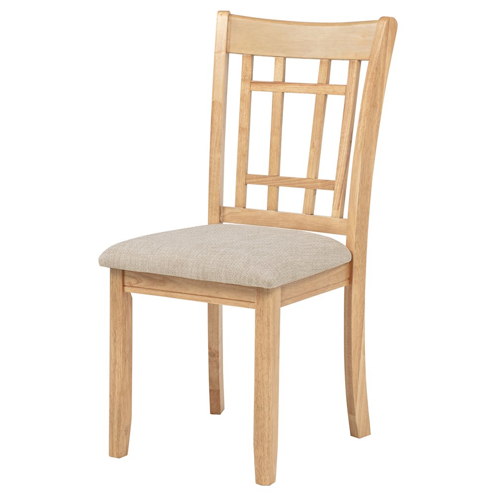 Lavon Wood Dining Side Chair Grey and Light Oak (Set of 2). Picture 5