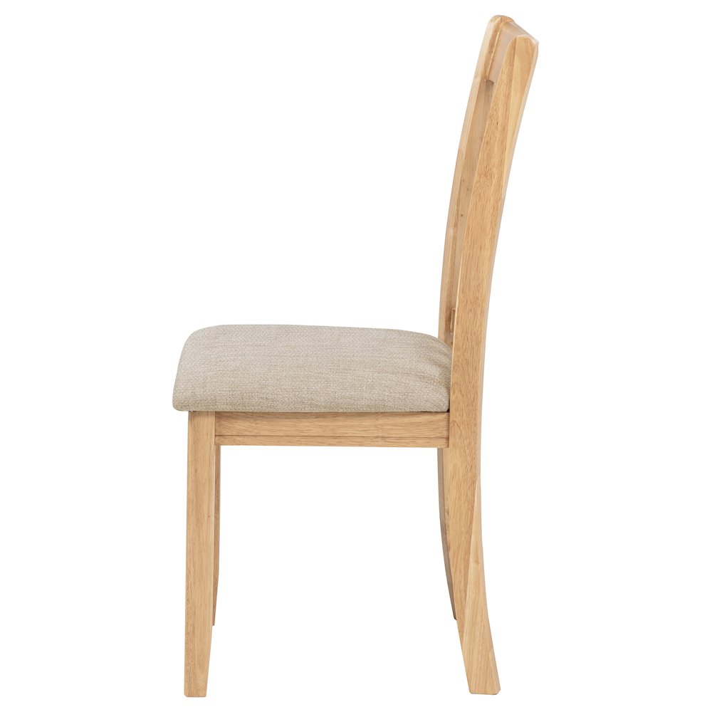 Lavon Wood Dining Side Chair Grey and Light Oak (Set of 2). Picture 6