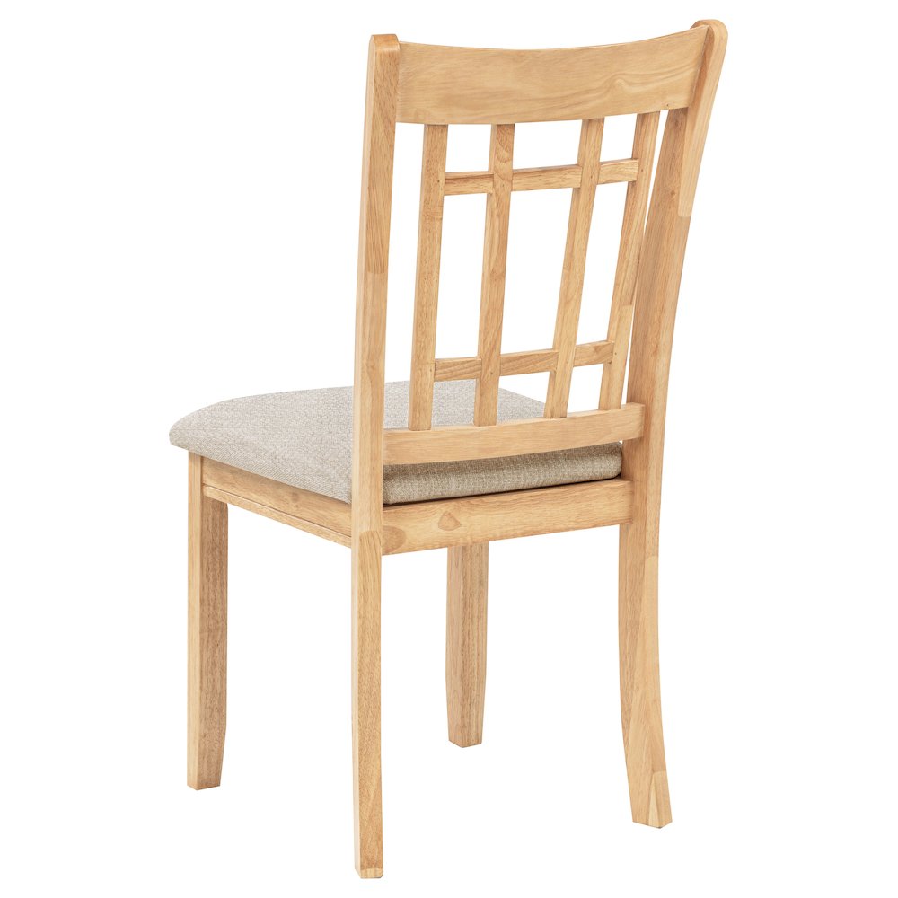 Lavon Wood Dining Side Chair Grey and Light Oak (Set of 2). Picture 7