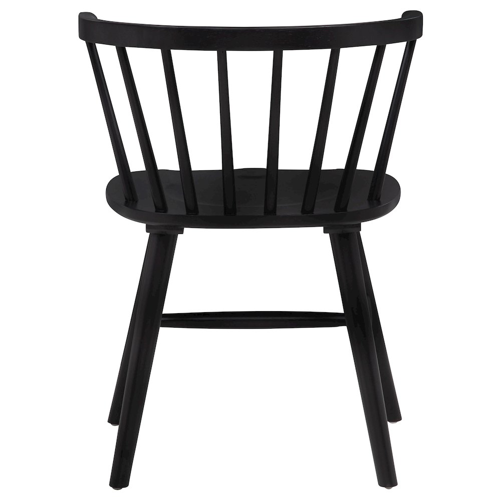 Jeffries Windsor Wood Dining Side Chair Black (Set of 2). Picture 8