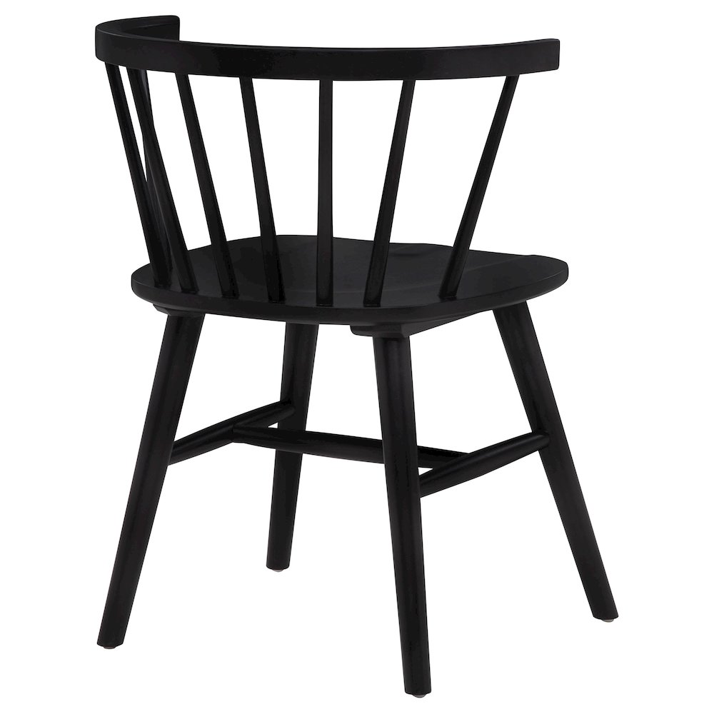 Jeffries Windsor Wood Dining Side Chair Black (Set of 2). Picture 9