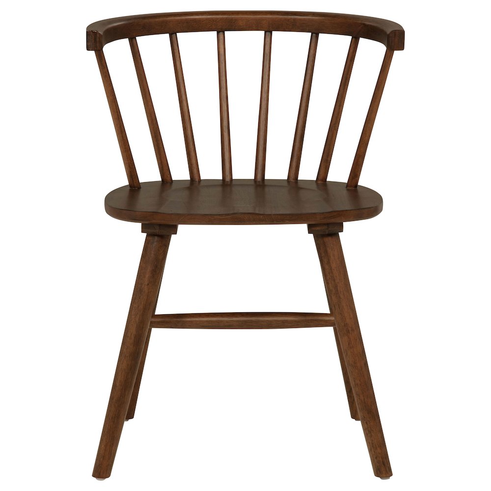 Jeffries Windsor Wood Dining Side Chair Walnut (Set of 2). Picture 4