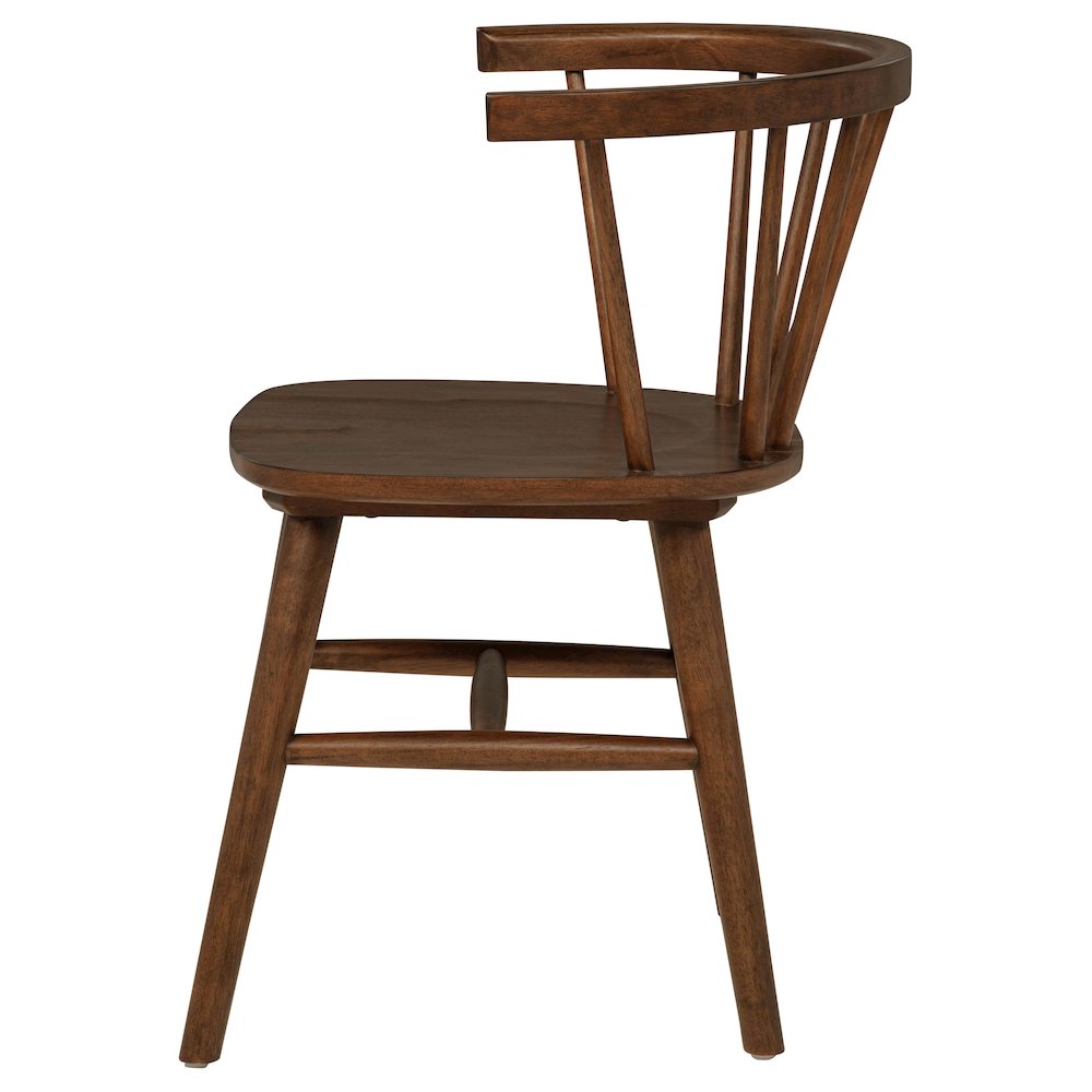 Jeffries Windsor Wood Dining Side Chair Walnut (Set of 2). Picture 6