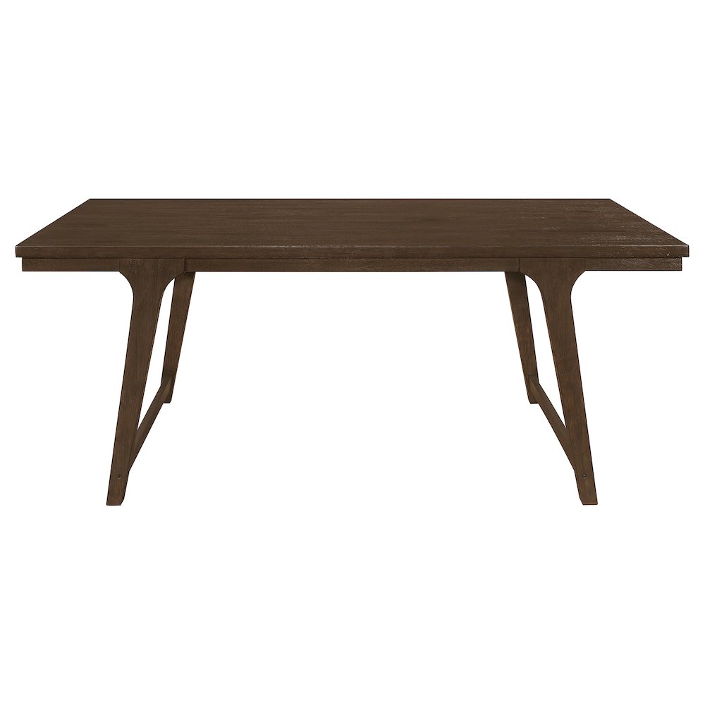 Reynolds Rectangular 79-inch Wood Dining Table Brown Oak. Picture 3