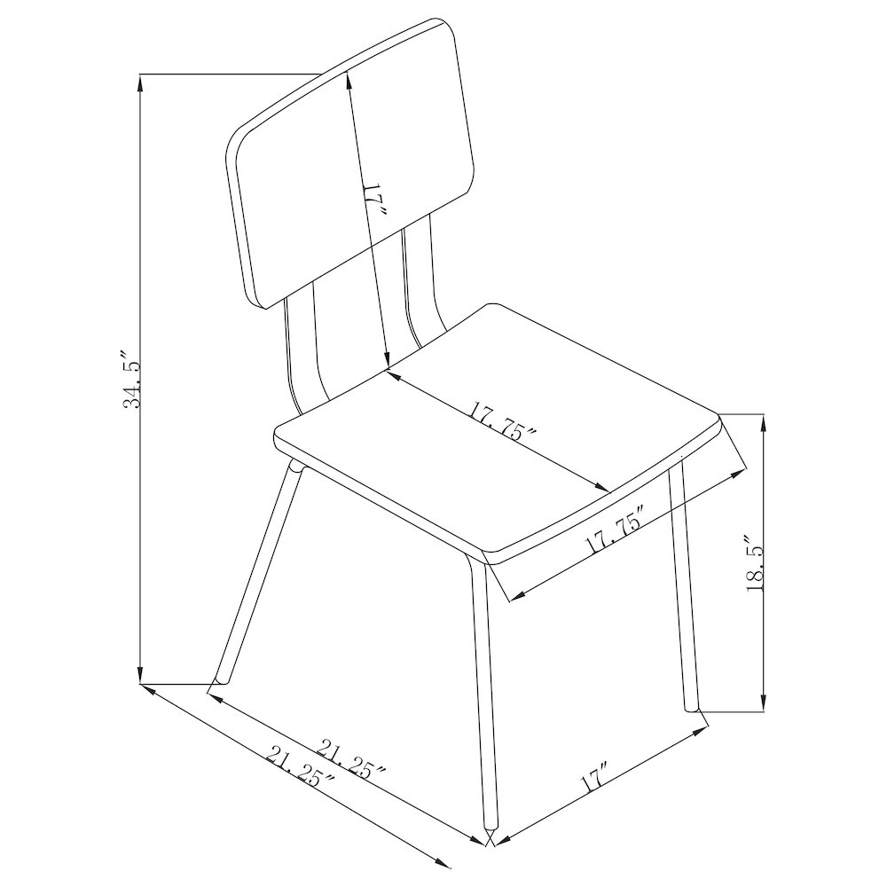 Calla Fabric Upholstered Dining Side Chair Grey (Set of 2). Picture 13