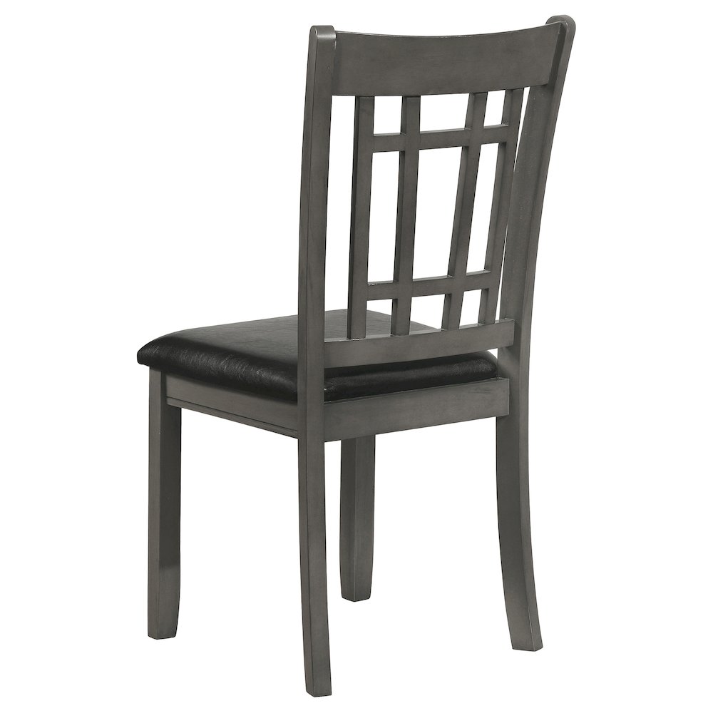 Lavon 5-piece Oval Extension Leaf Dining Set Medium Grey. Picture 8
