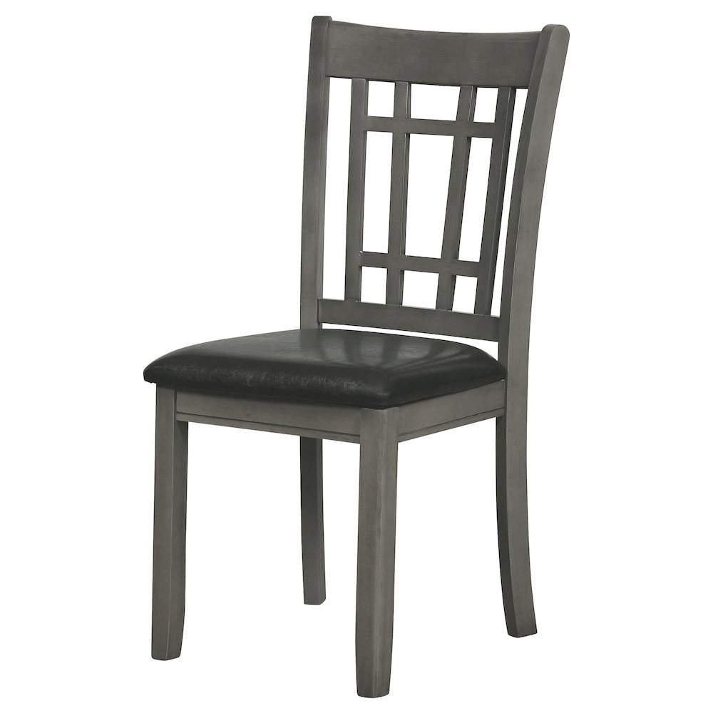 Lavon Wood Dining Side Chair Medium Grey (Set of 2). Picture 5