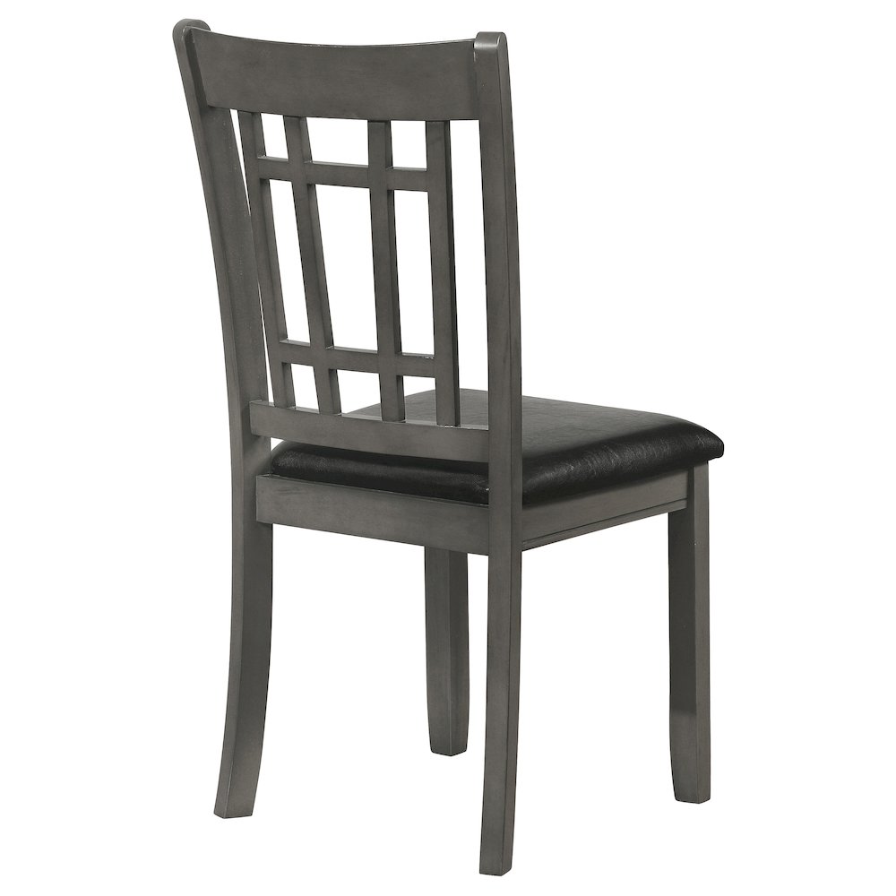 Lavon Wood Dining Side Chair Medium Grey (Set of 2). Picture 8