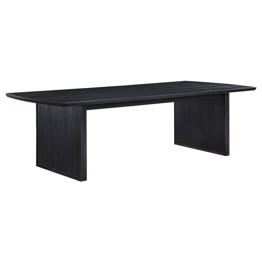 Brookmead 100-inch Extension Leaf Dining Table Black. Picture 1