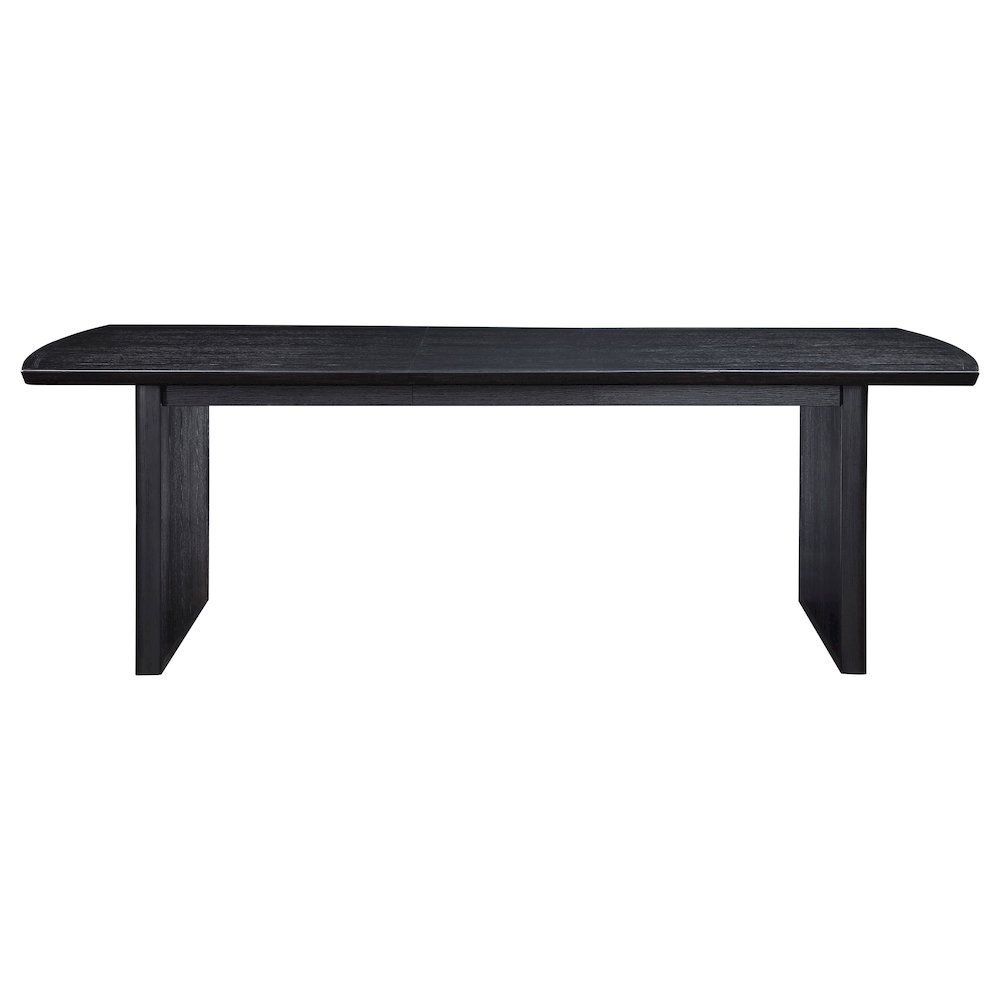 Brookmead 100-inch Extension Leaf Dining Table Black. Picture 4