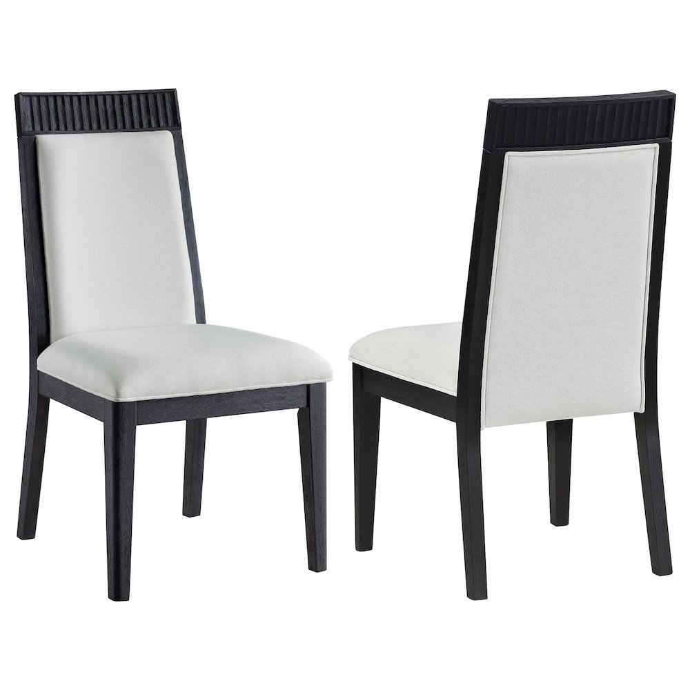 Brookmead Dining Side Chair Grey and Black (Set of 2). Picture 1
