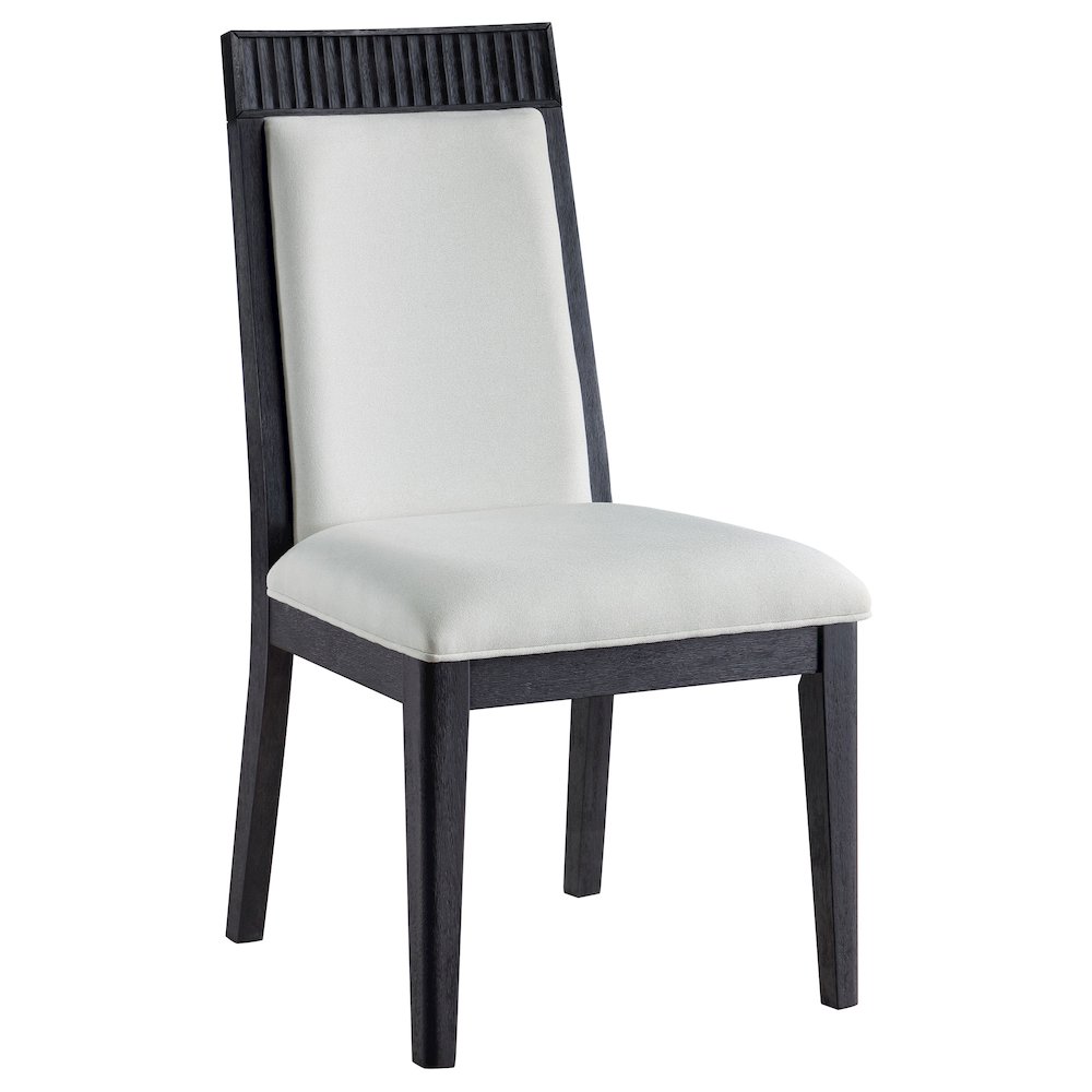 Brookmead Dining Side Chair Grey and Black (Set of 2). Picture 3