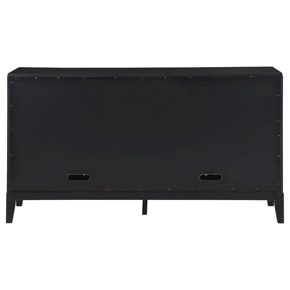 Brookmead 4-door Sideboard Buffet Storage Cabinet Black. Picture 8