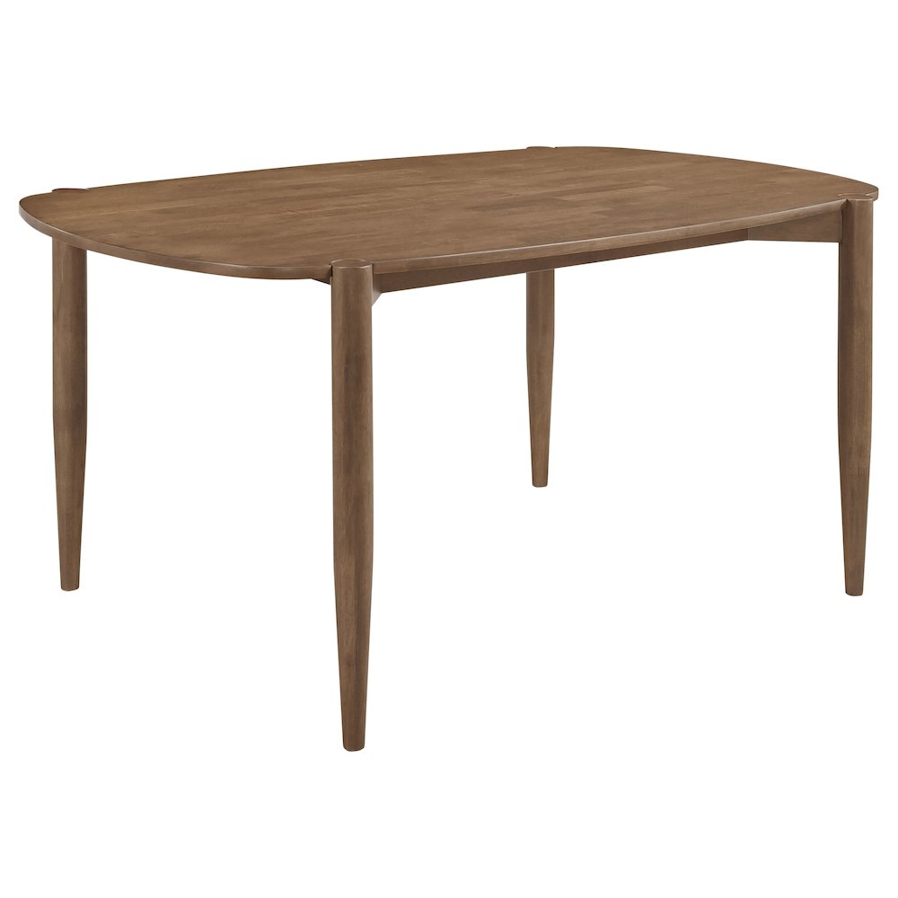 Dortch 5-piece Oval Solid Wood Dining Set Walnut. Picture 3