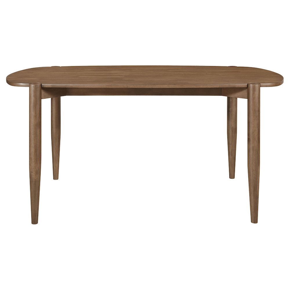Dortch 5-piece Oval Solid Wood Dining Set Walnut. Picture 4