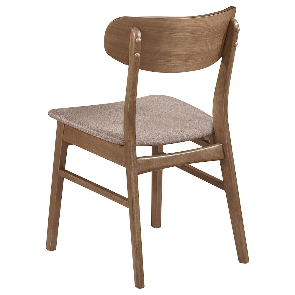 Dortch 5-piece Oval Solid Wood Dining Set Walnut. Picture 8