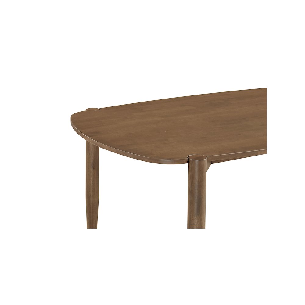 Dortch 5-piece Oval Solid Wood Dining Set Walnut. Picture 12