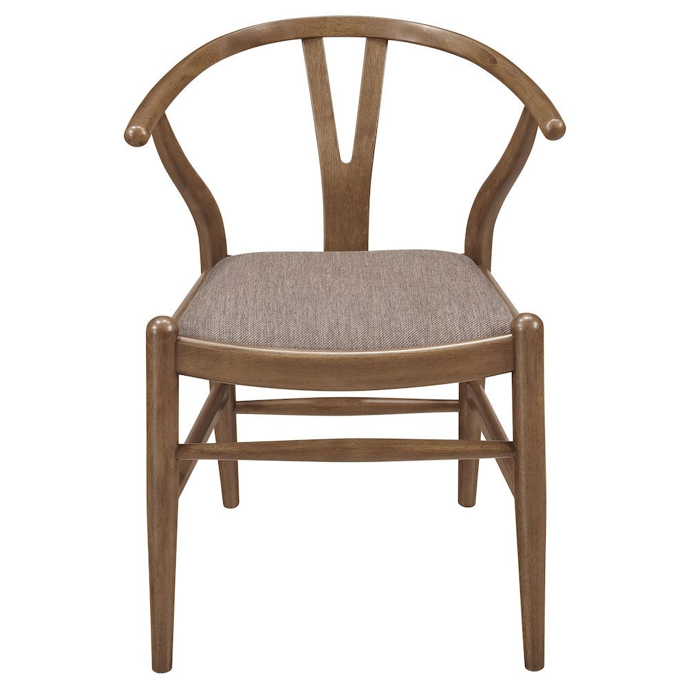 Dinah 5-piece Round Solid Wood Dining Set Walnut. Picture 6
