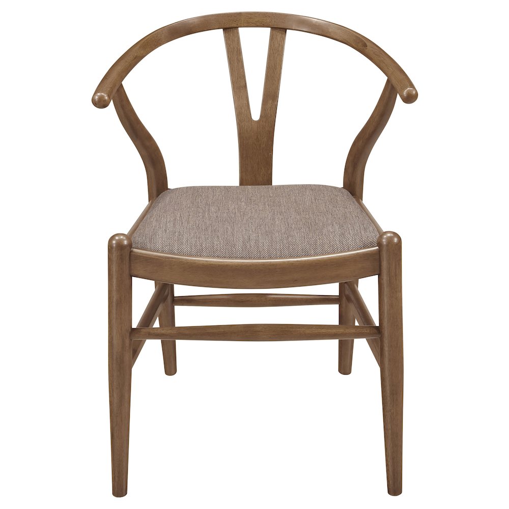 Dinah Wood Wishbone Dining Side Chair Walnut (Set of 2). Picture 4