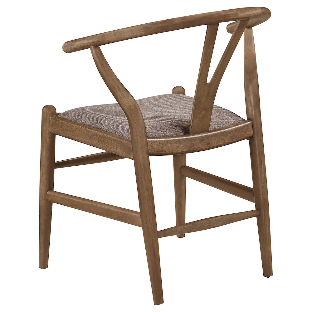 Dinah Wood Wishbone Dining Side Chair Walnut (Set of 2). Picture 7