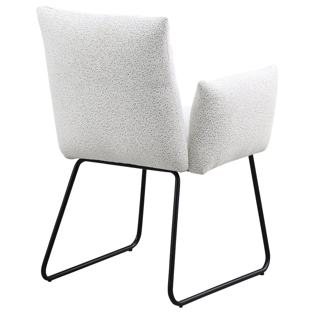 Ackland Upholstered Dining Side Chair Light Grey (Set of 2). Picture 8