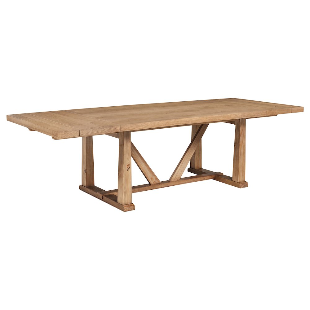 Middleton 106-inch Extension Leaf Dining Table Natural Brown. Picture 1