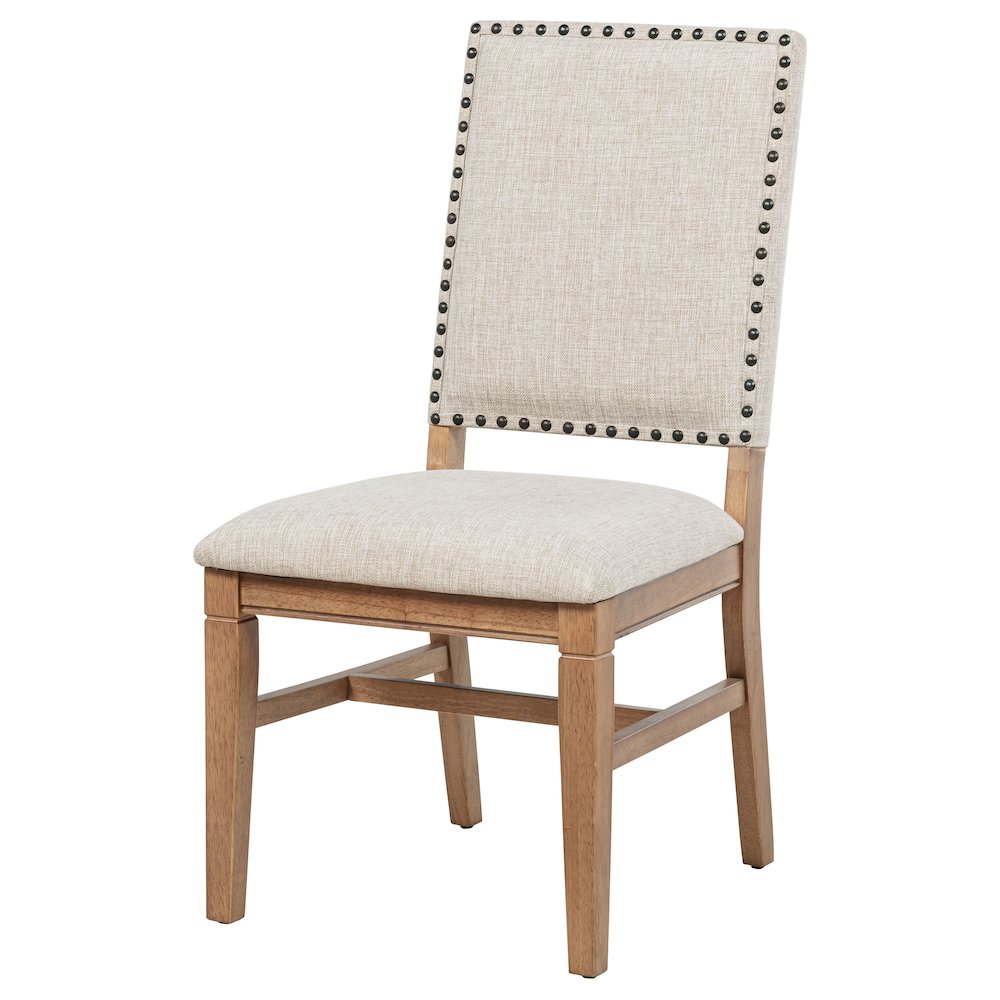 Middleton Upholstered Dining Side Chair Beige (Set of 2). Picture 5