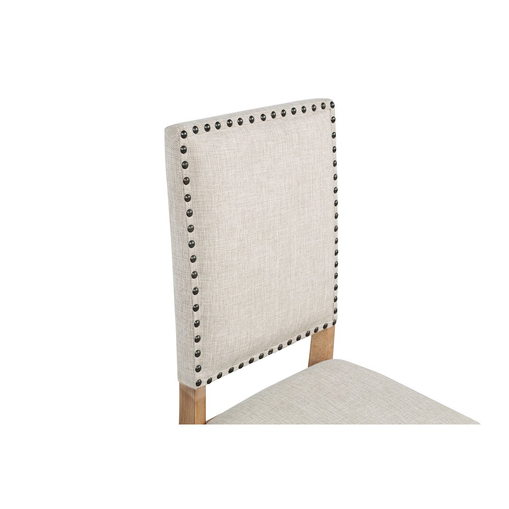 Middleton Upholstered Dining Side Chair Beige (Set of 2). Picture 11