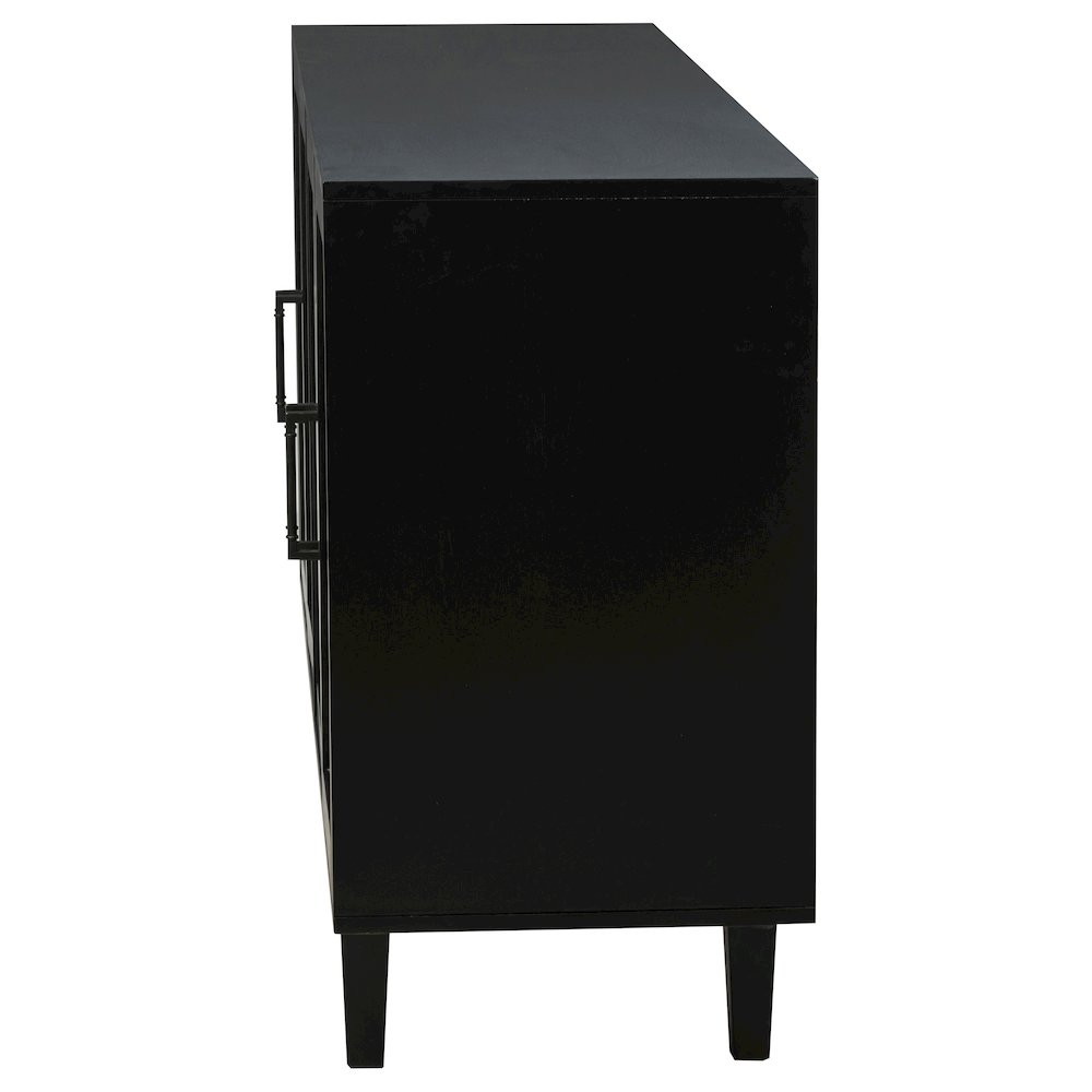 Middleton 4-door Sideboard Server with Dual Drawers Black. Picture 6