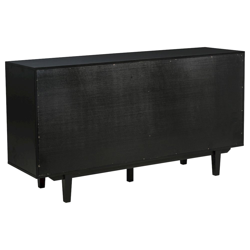 Middleton 4-door Sideboard Server with Dual Drawers Black. Picture 7