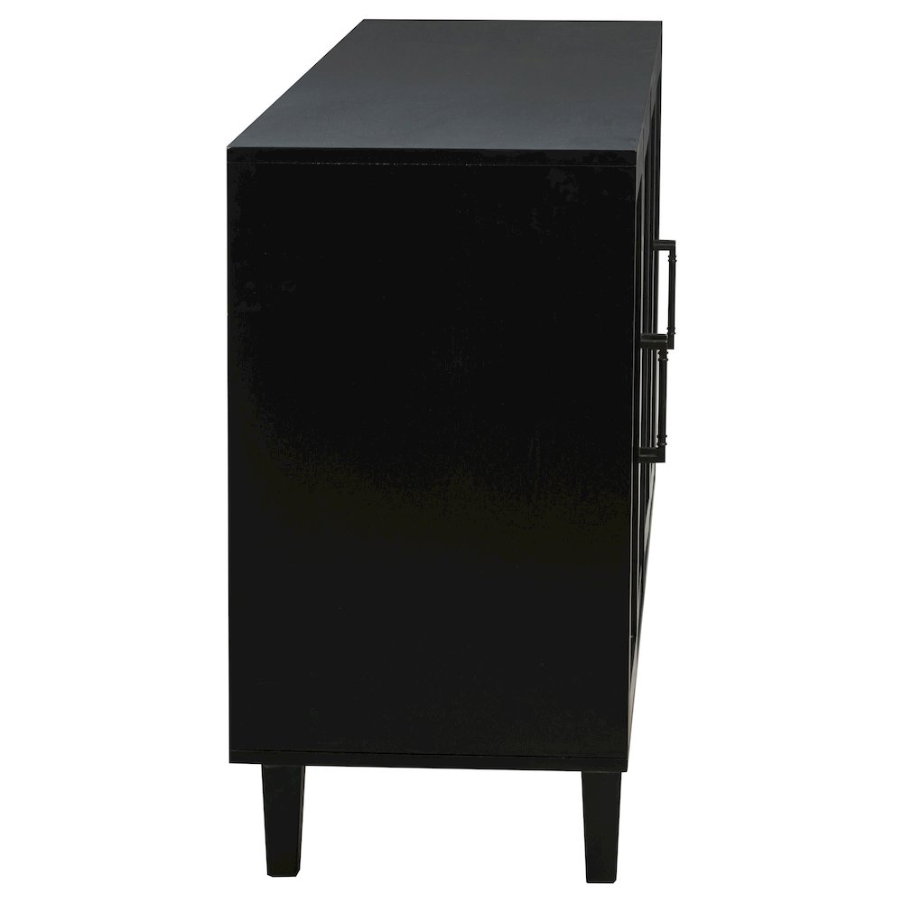 Middleton 4-door Sideboard Server with Dual Drawers Black. Picture 10