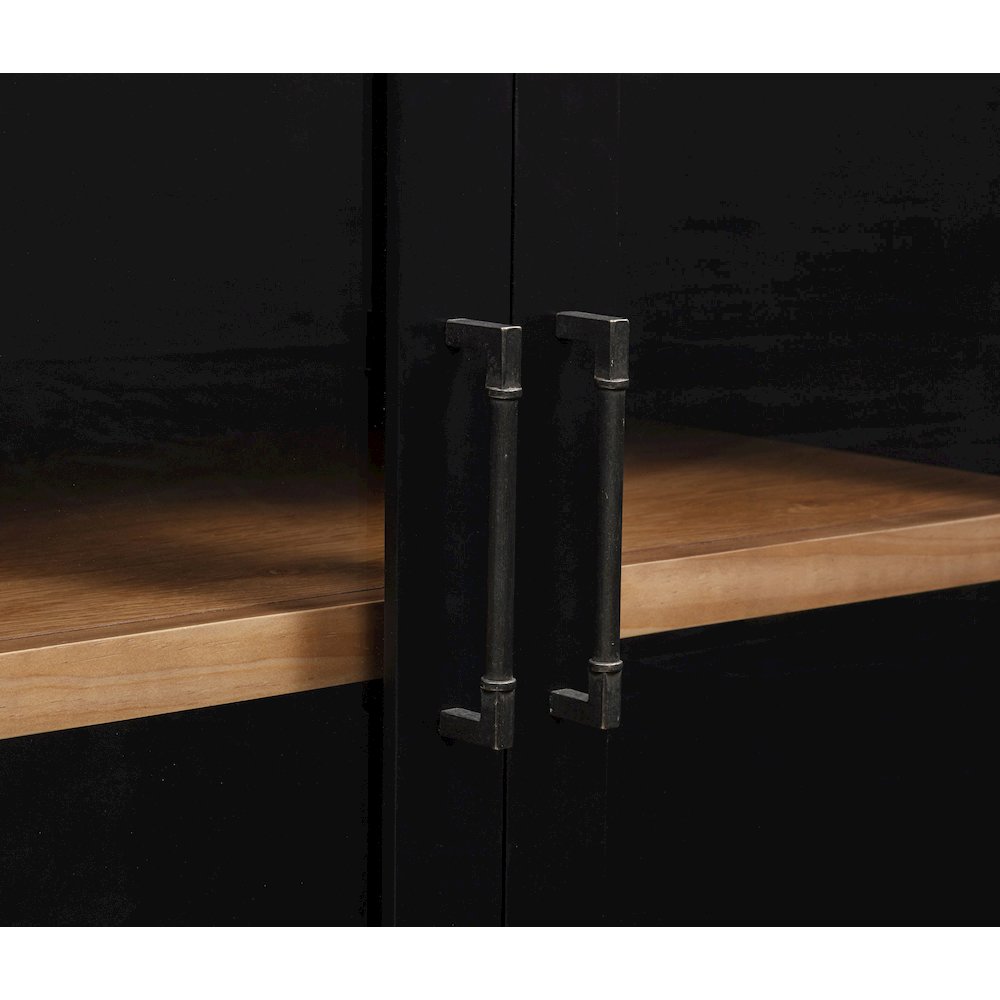 Middleton 4-door Sideboard Server with Dual Drawers Black. Picture 12