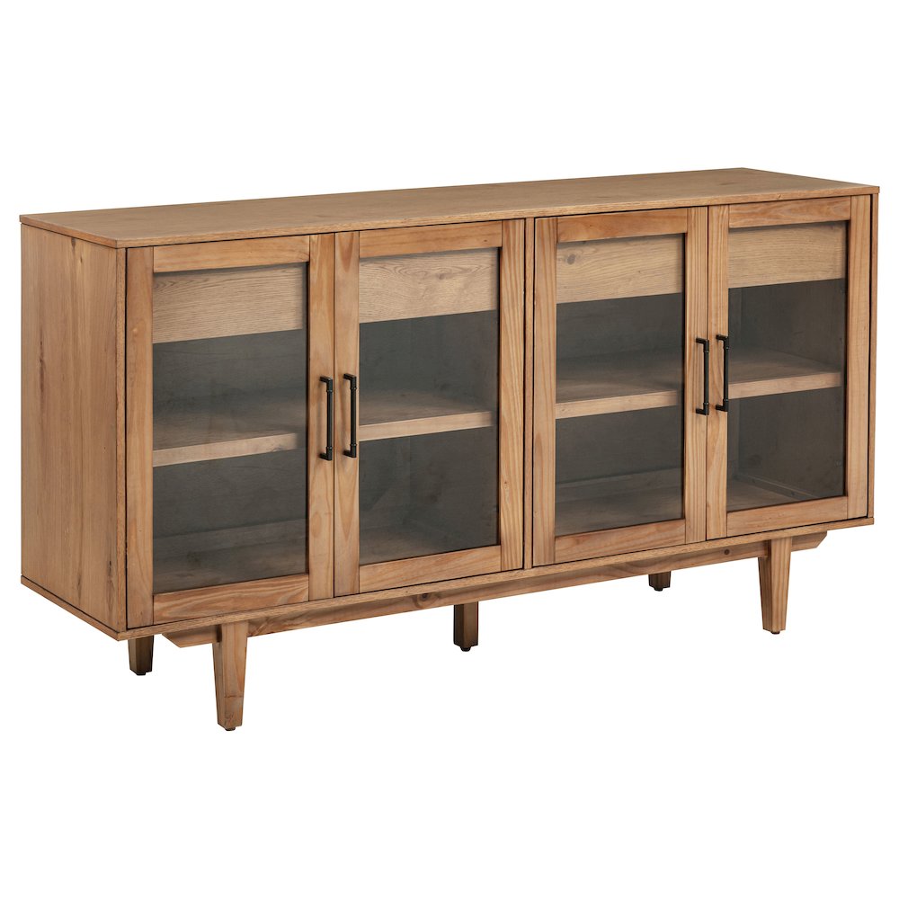 Middleton 4-door Sideboard Server with Dual Drawers Natural. Picture 1