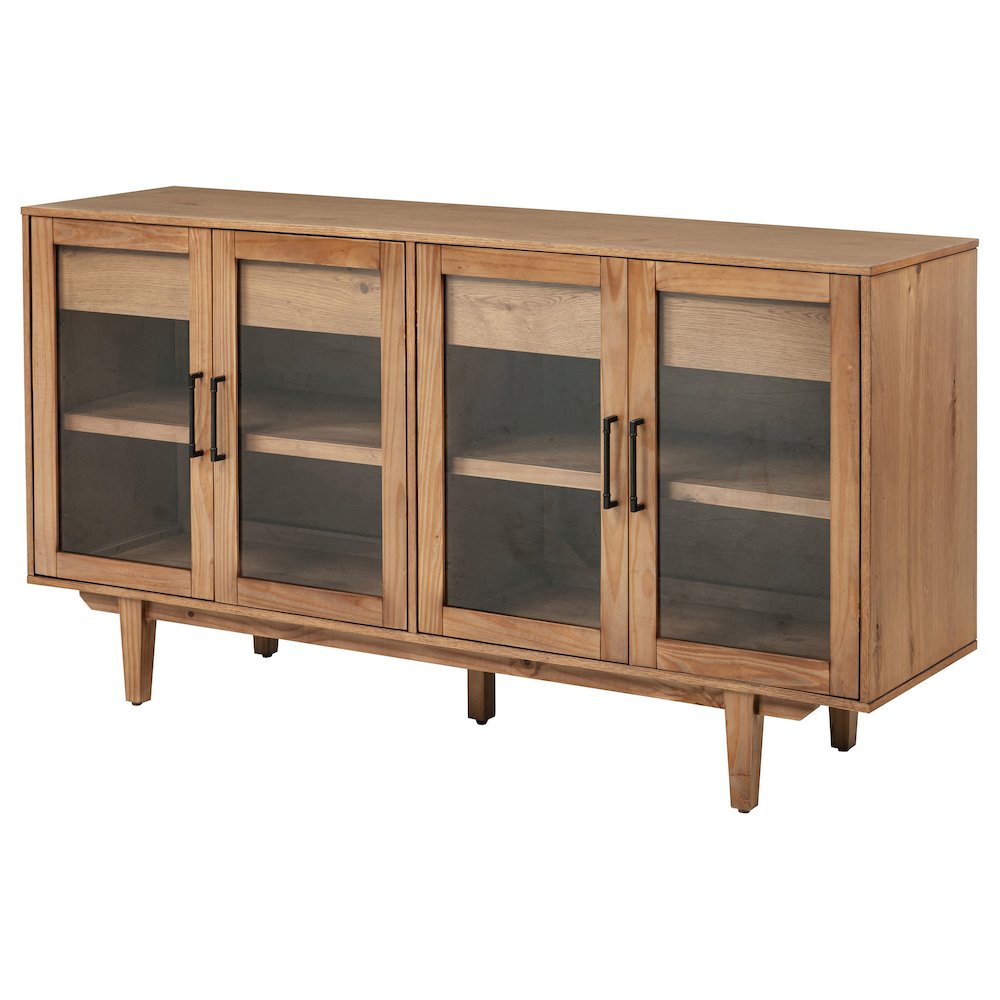 Middleton 4-door Sideboard Server with Dual Drawers Natural. Picture 5