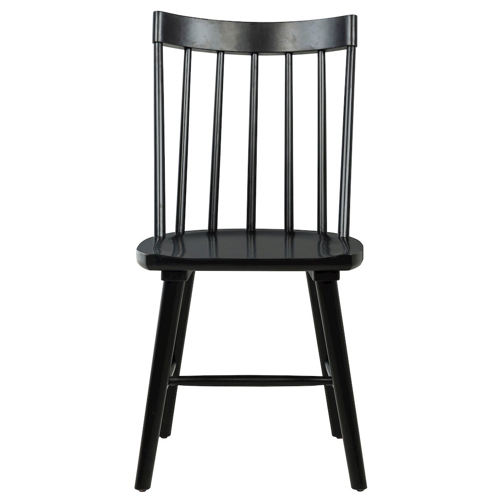 Middleton Solid Wood Dining Side Chair Black (Set of 2). Picture 4