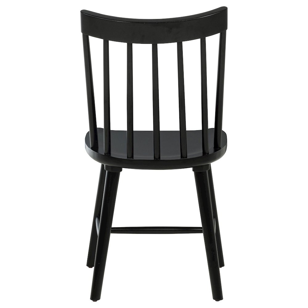 Middleton Solid Wood Dining Side Chair Black (Set of 2). Picture 8