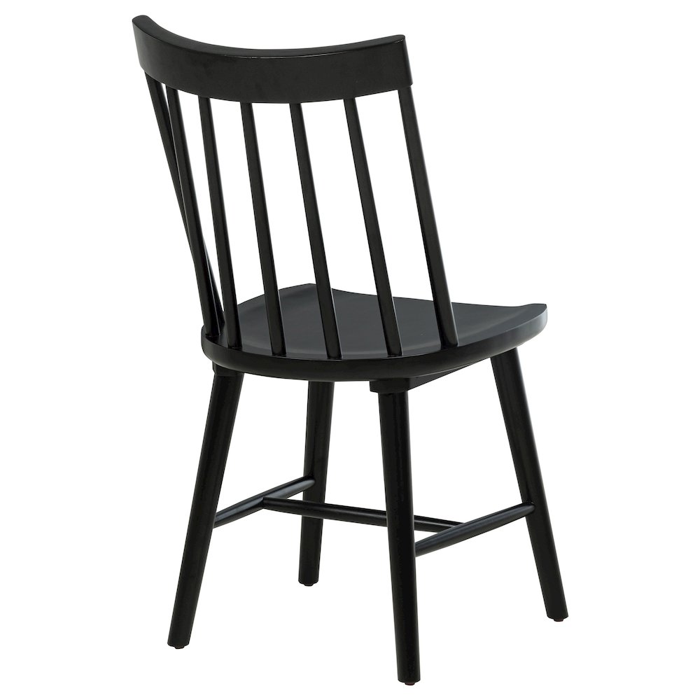 Middleton Solid Wood Dining Side Chair Black (Set of 2). Picture 9